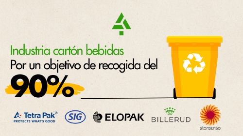 objetivo recogida 90 Industria cartón bebidas por un objetivo de recogida del 90%